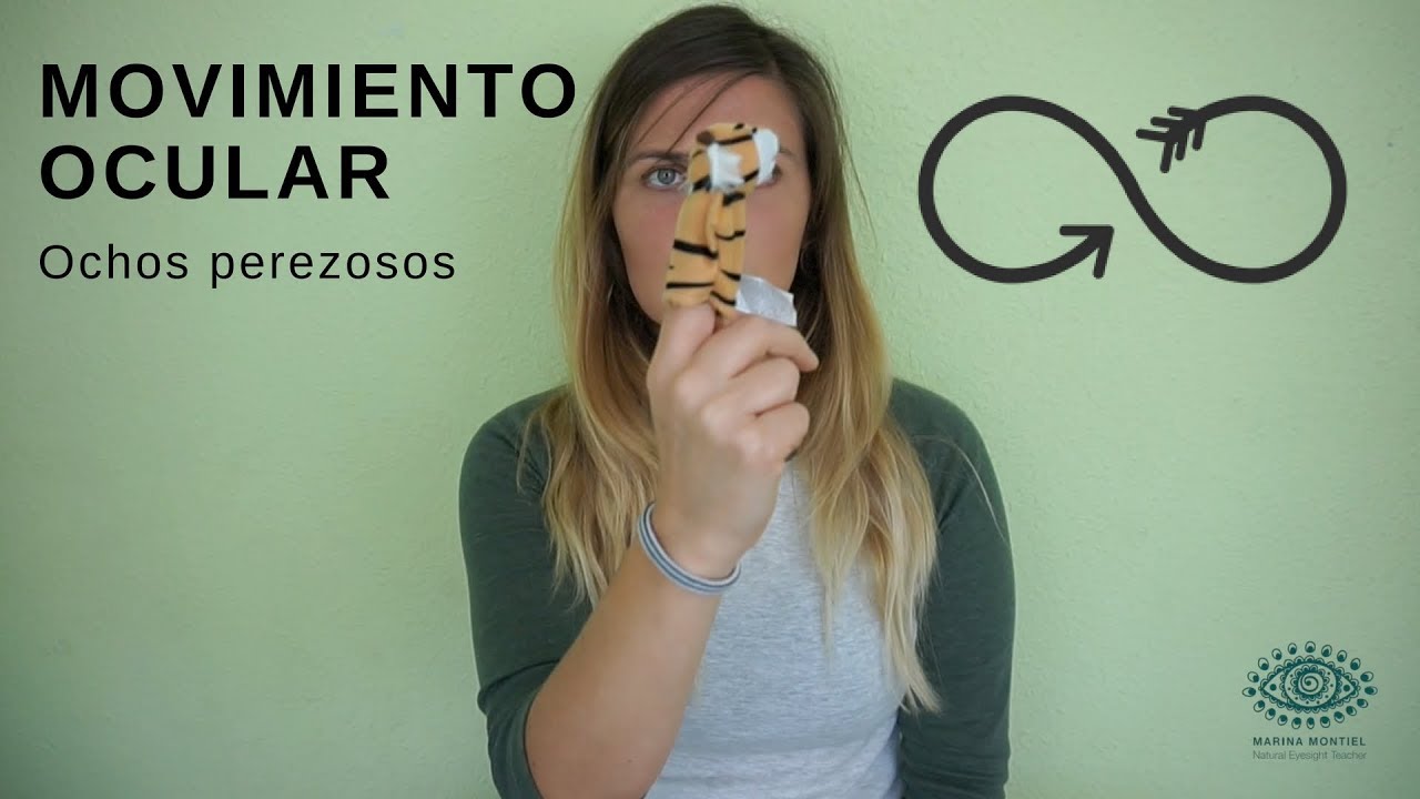 Calentar muúsculos oculares con ochos perezosos