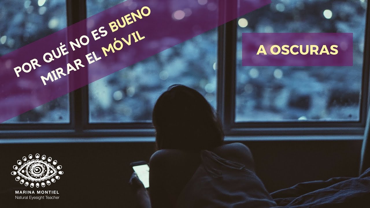no es bueno mirar pantallas en la oscuridad